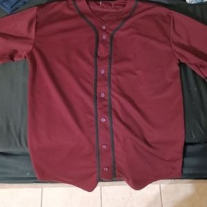 Plain Burgundy jersey